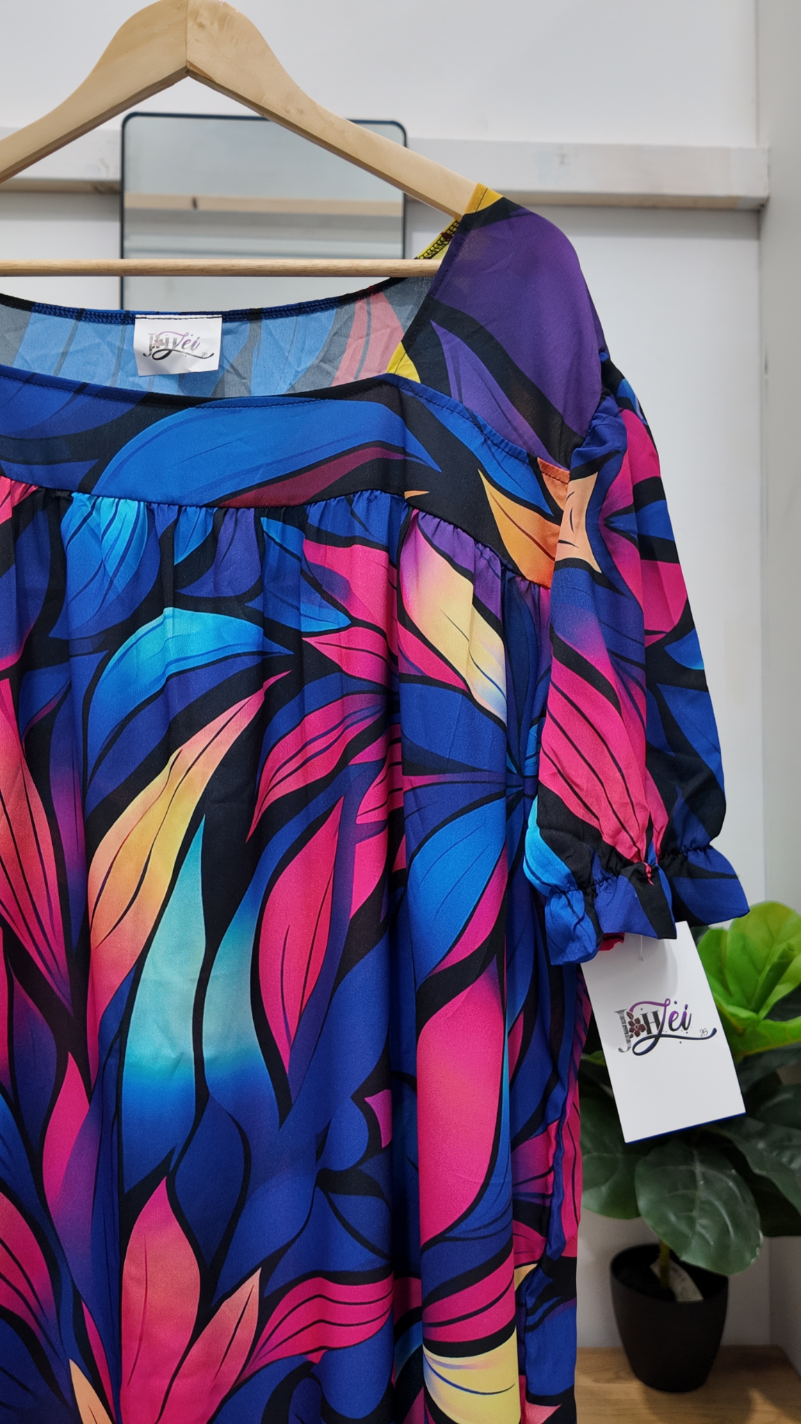Pink and Yellow Nuanua Dress
