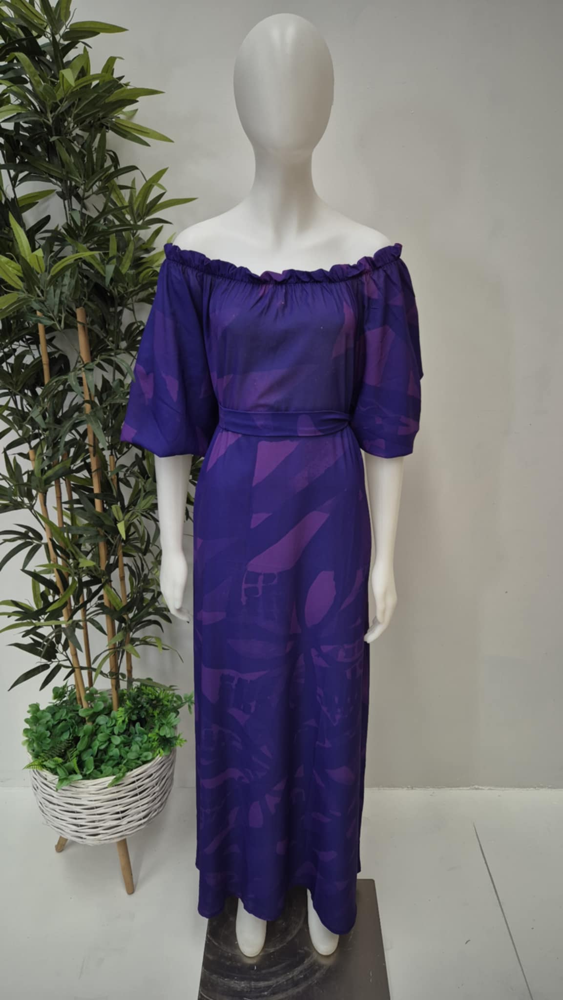 Purple Faamanu Dress