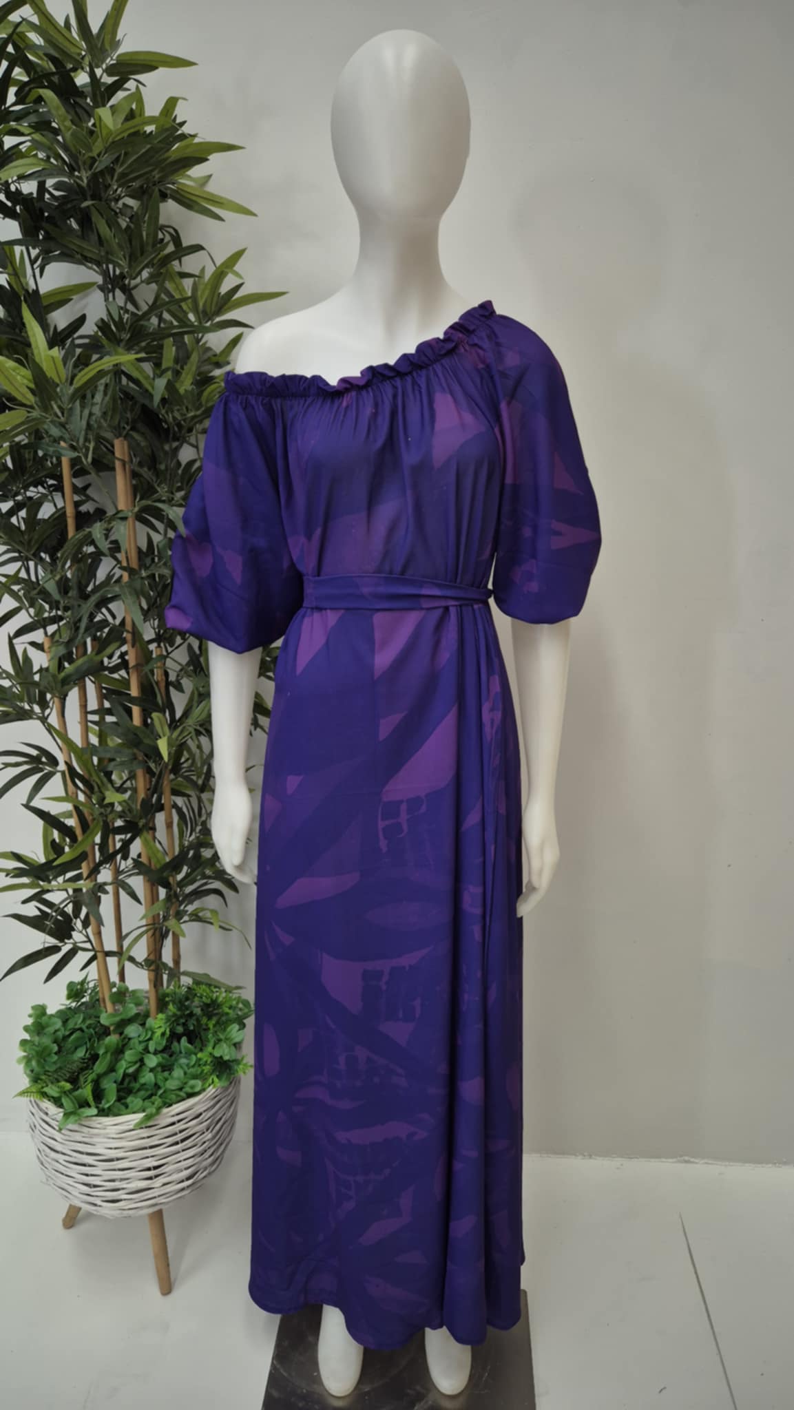 Purple Faamanu Dress