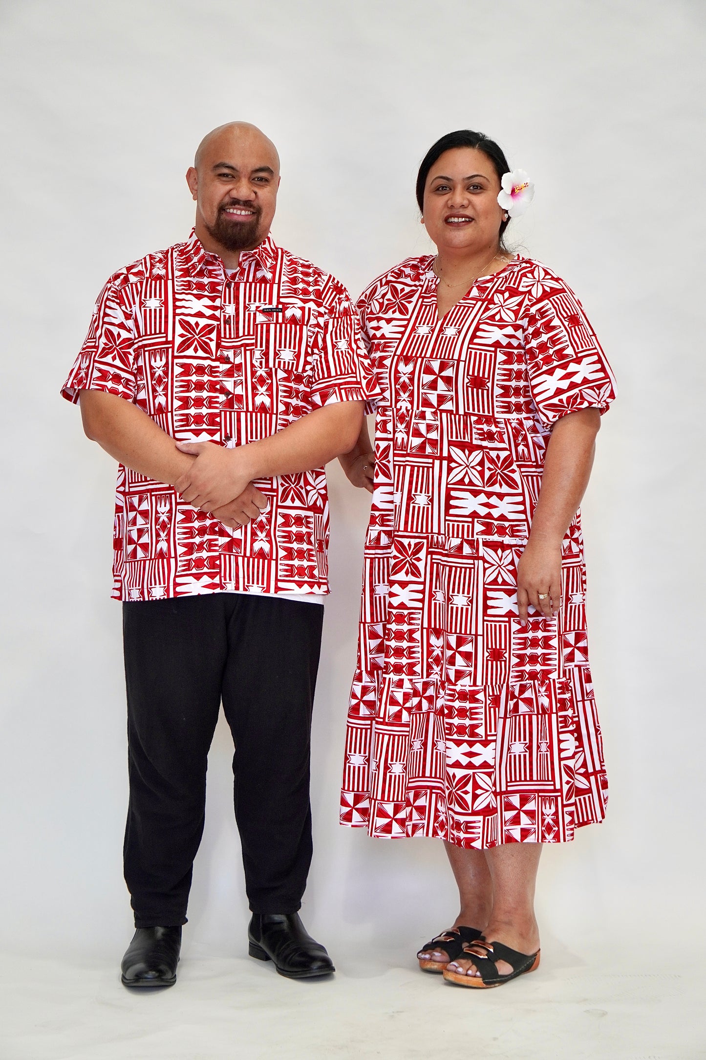 Red Grace Dresses & Shirt Set