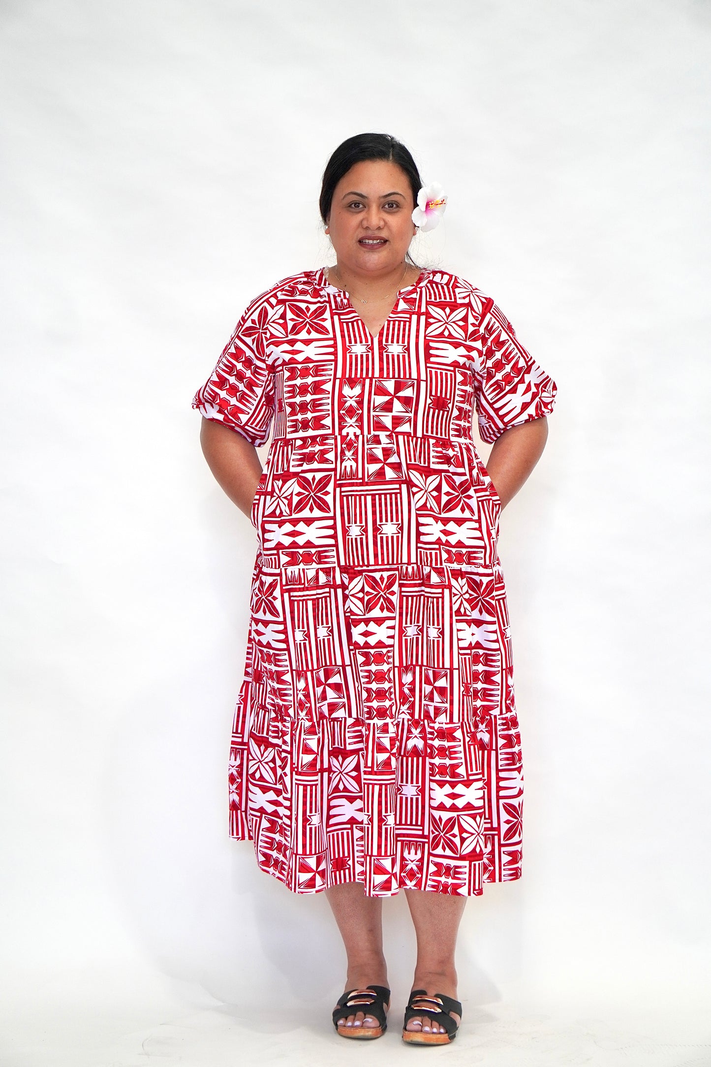 Red Grace Dresses & Shirt Set