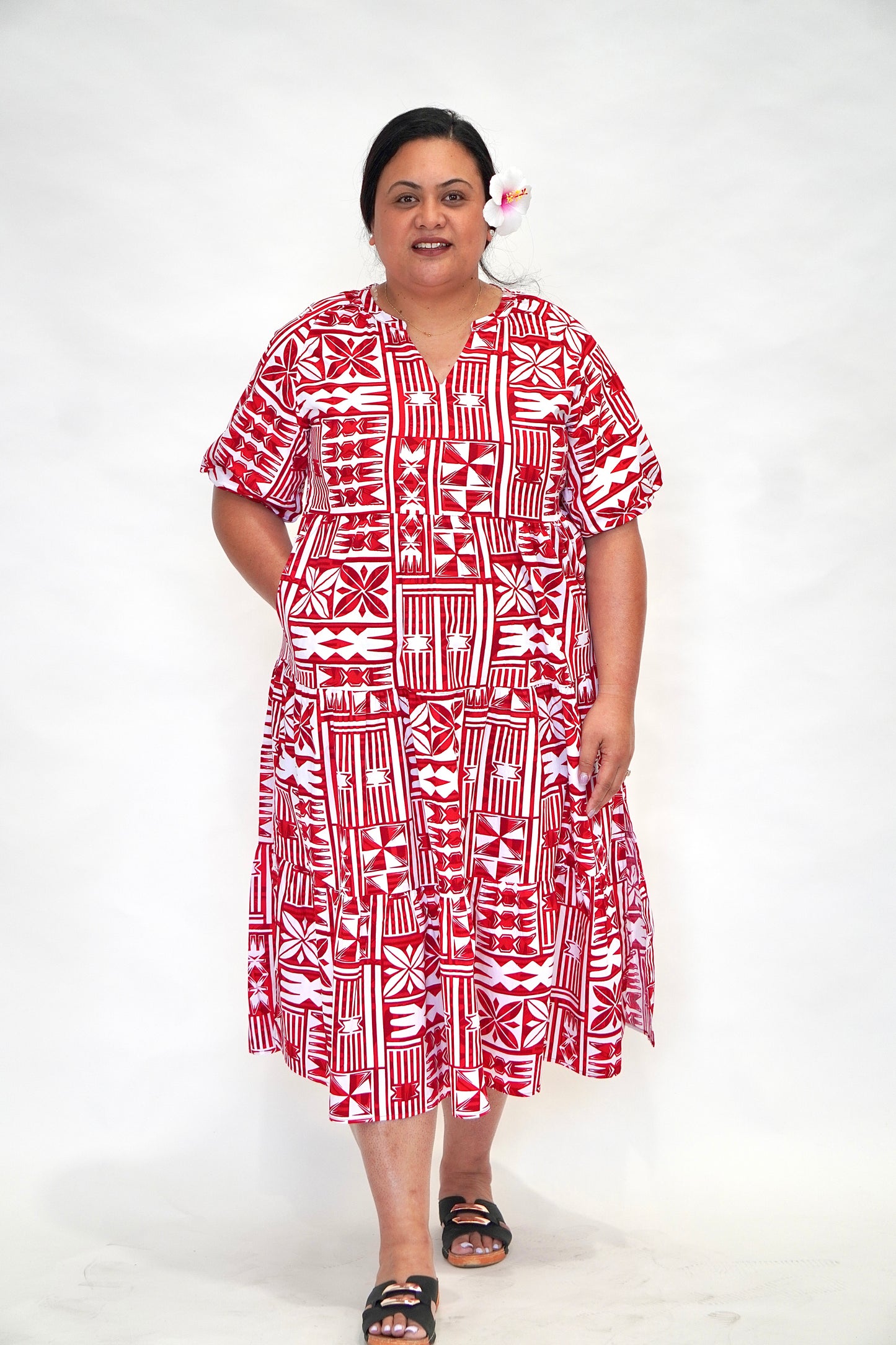 Red Grace Dresses & Shirt Set