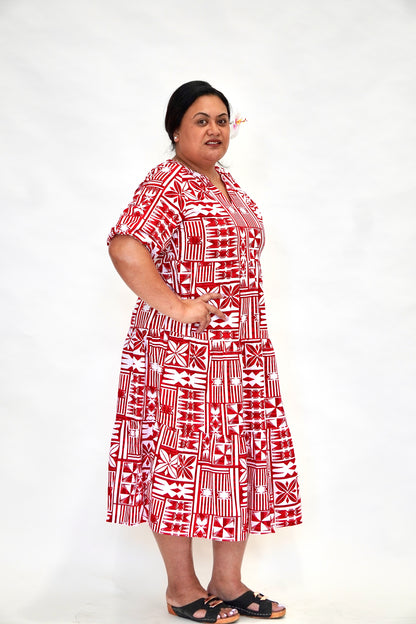 Red Grace Dresses & Shirt Set