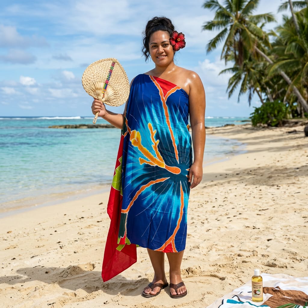 Rosita Red Sarong