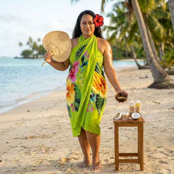 Salua Lime Green Sarong