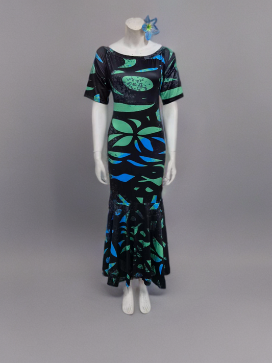 Aolani Green Dress