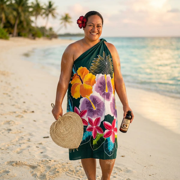 Vava'u Dark Green Sarong