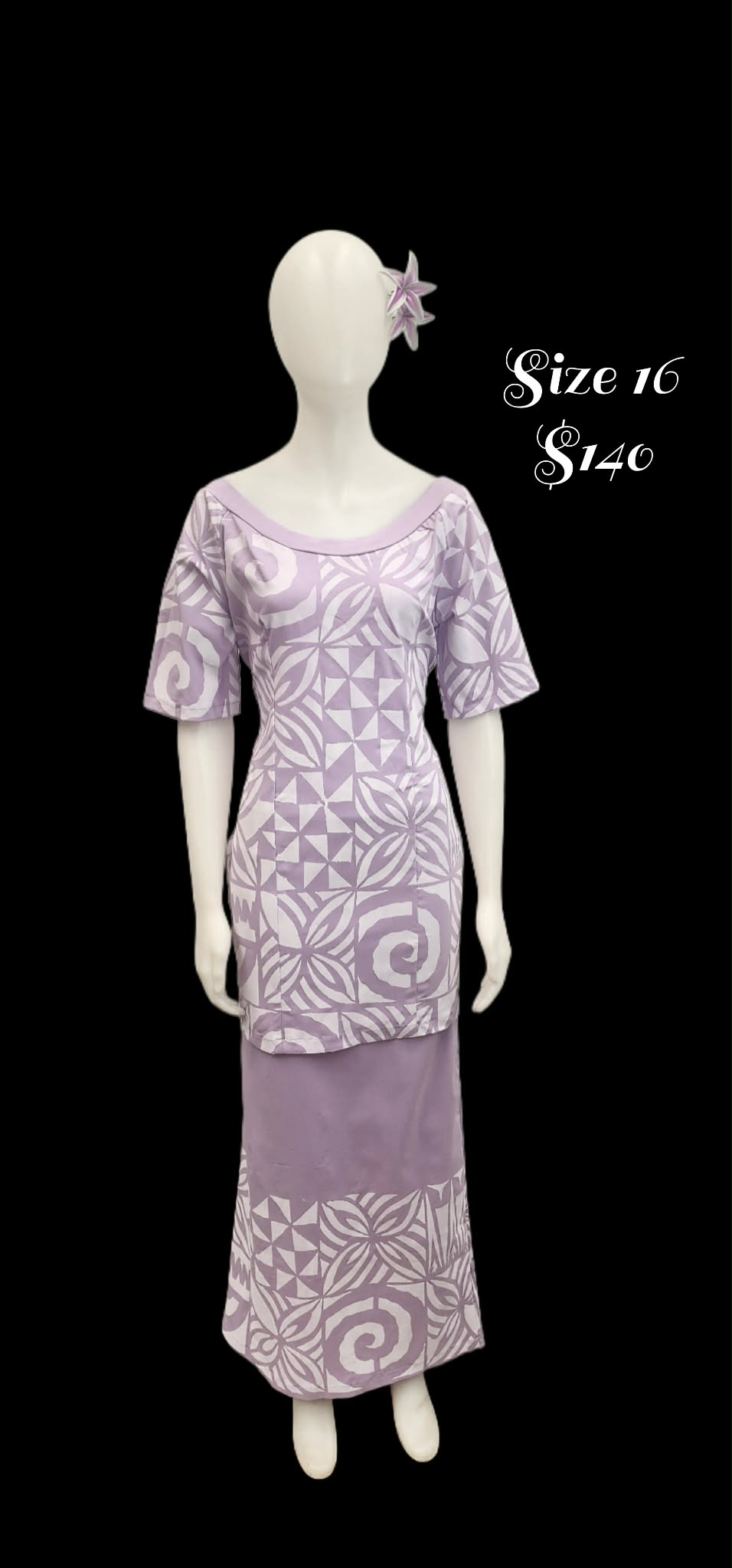 Onosai Purple Puletasi Size 16