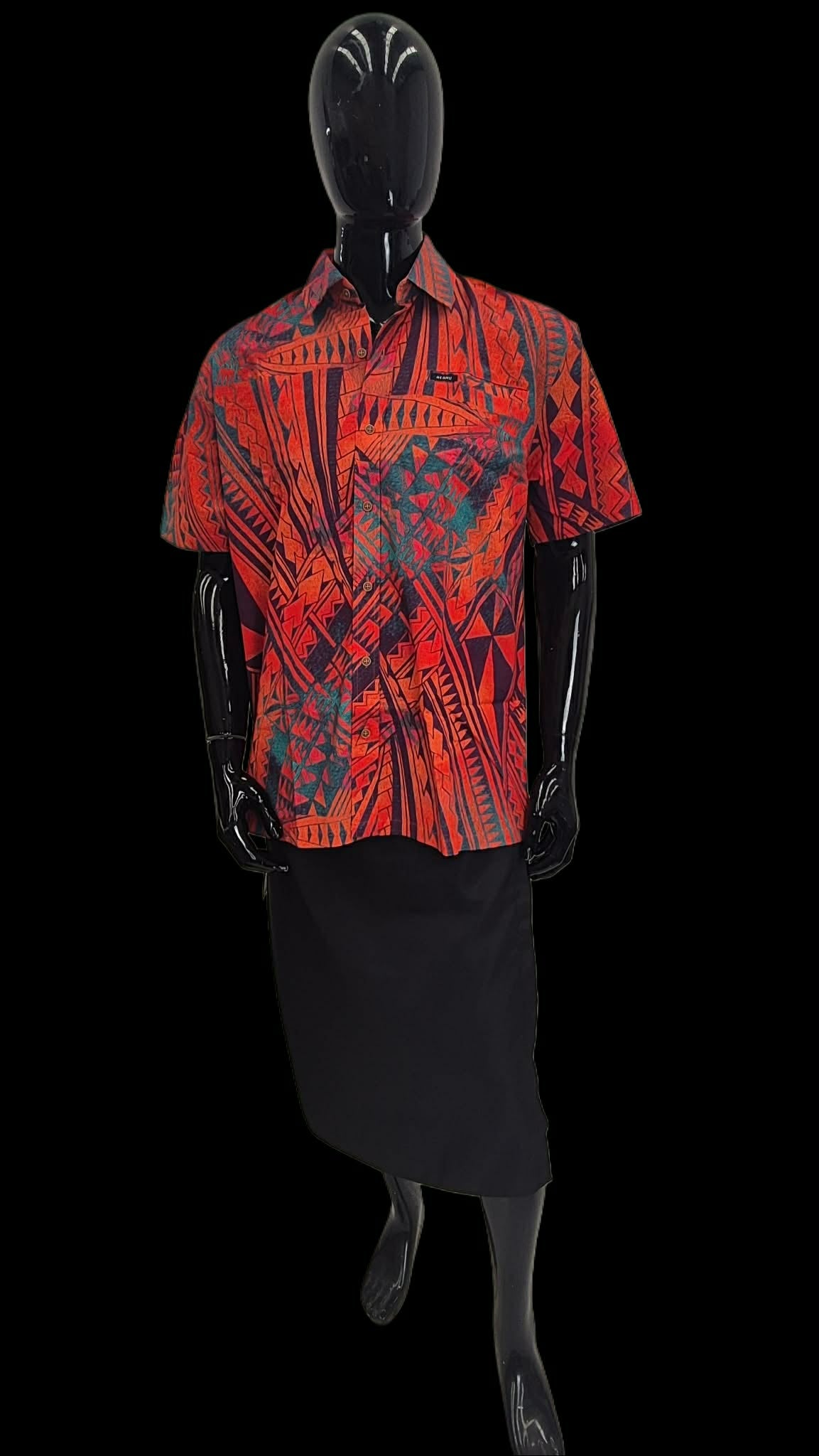 Bula Orange Elei Shirt